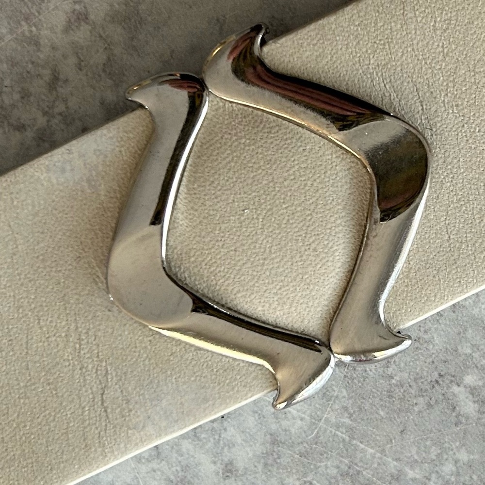 Isabel Marant Tehora Leather Studded Belt, Chalk/Silver 80 (M/32) - Picture 6 of 16